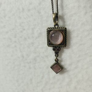 Brass and purple necklace by Lia Sophia. Rhinestone Beautiful